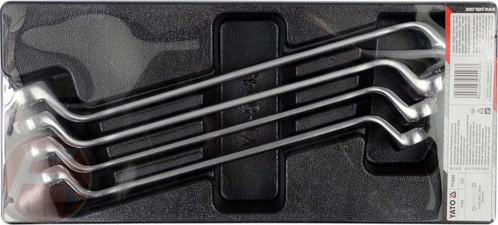 Набор ключей накидных 21х32 мм в ложементе 4 пр. Yato YT-5543