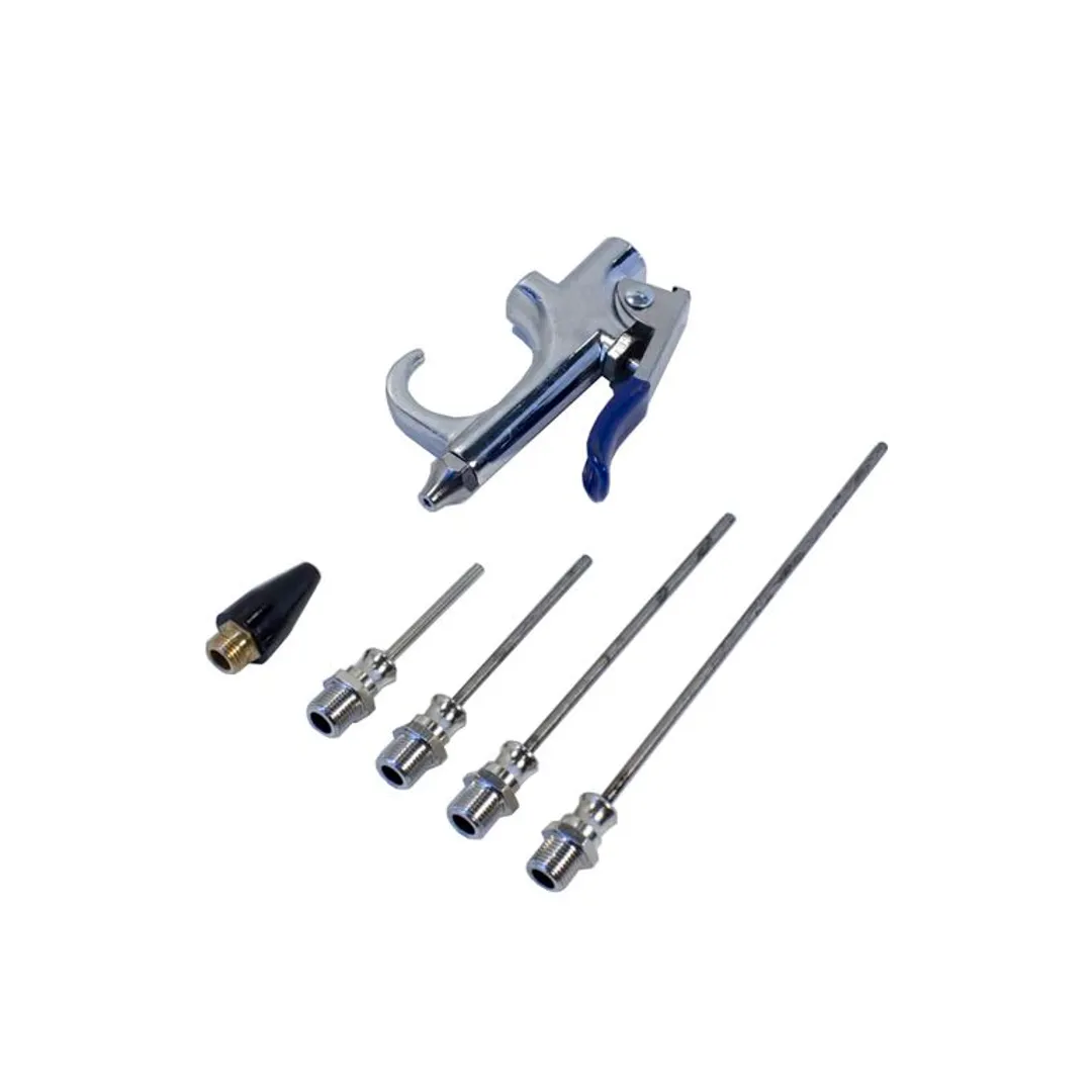 Пистолет обдувочный с комплектом сопел 6 пр. Forsage F-R8204-3