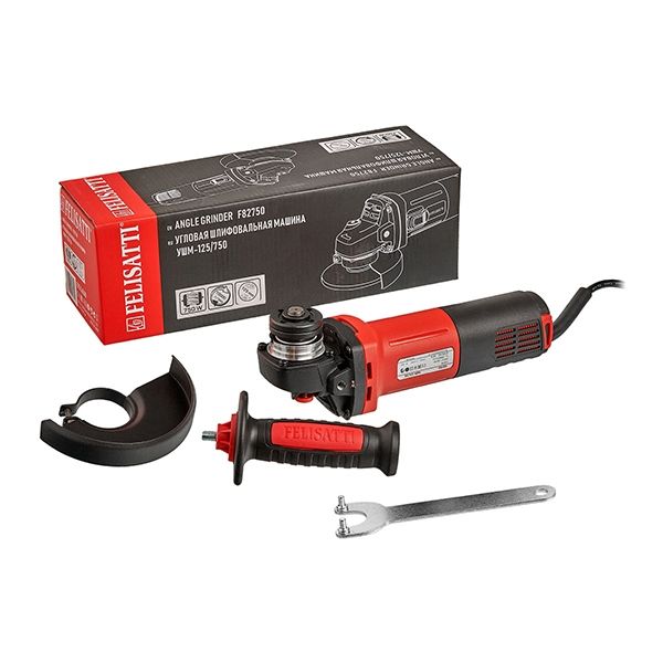Угловая шлифовальная машина 125/750, 750 Вт, диск 125 мм Felisatti FT8207