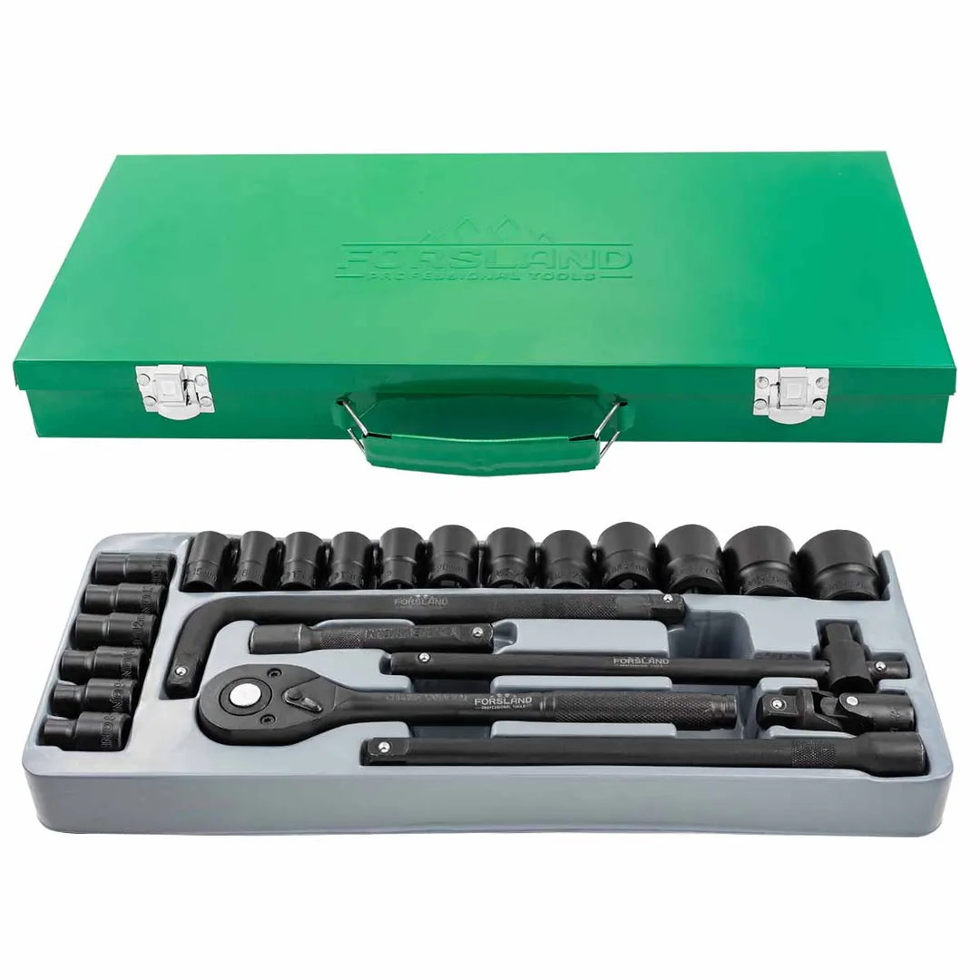 Набор ударных инструментов 24 пр. 1/2'' 6-гр. Forsland Forsland-4245B-5MPB