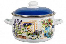 Кастрюля эмал сфер 5,5л Горная лаванда Эмаль ООО 6RC221M