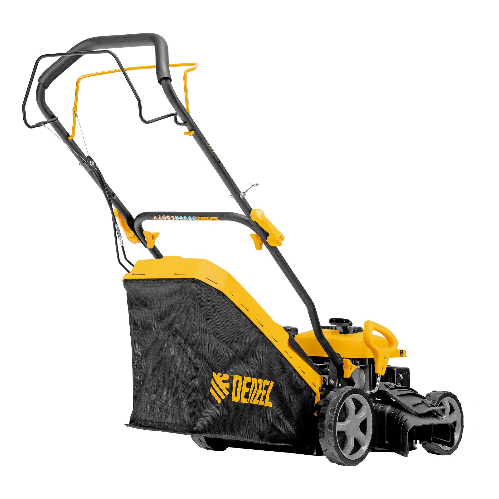 Газонокосилка бензиновая GLD-410SP-K, 150 см3, 41 см, привод, 40 л Denzel 58813