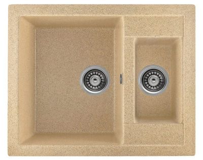 Мойка кухонная из мраморной крошки, песок, C01-21 Gerhans