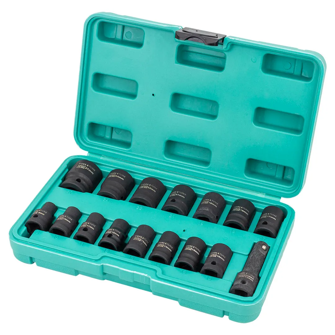 Набор ударных головок 8-27 мм 1/2'' 6-гр 16 пр FORSandTUNE FORSandTUNE-4179-5MPB