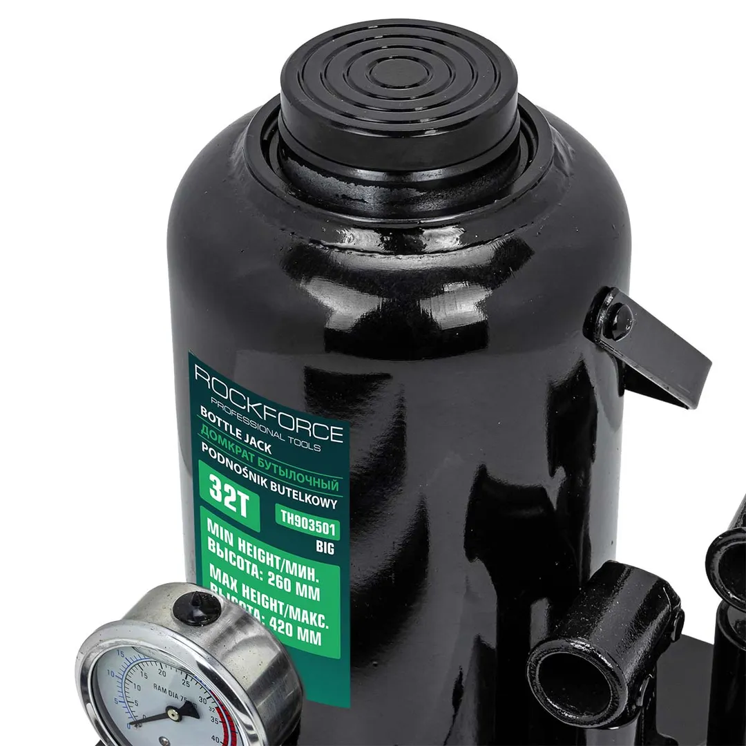 Домкрат бутылочный 32 т, 260-420 мм RockForce RF-TH903501 BIG