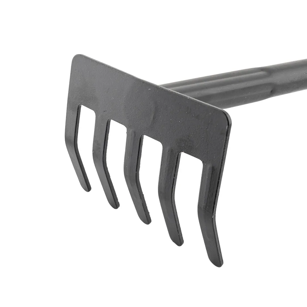 Грабли мини с пластиковой рукояткой 5-зуб., L300 мм WMC TOOLS WMC-TG2103024-D