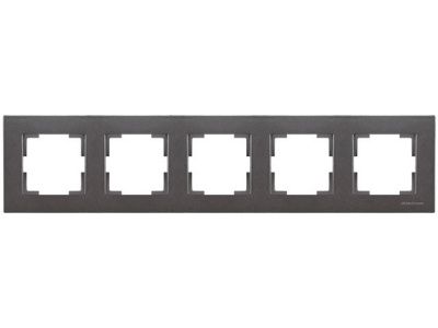 Рамка 5-ая горизонтальная дымчатая RITA, Mutlusan 22208001595