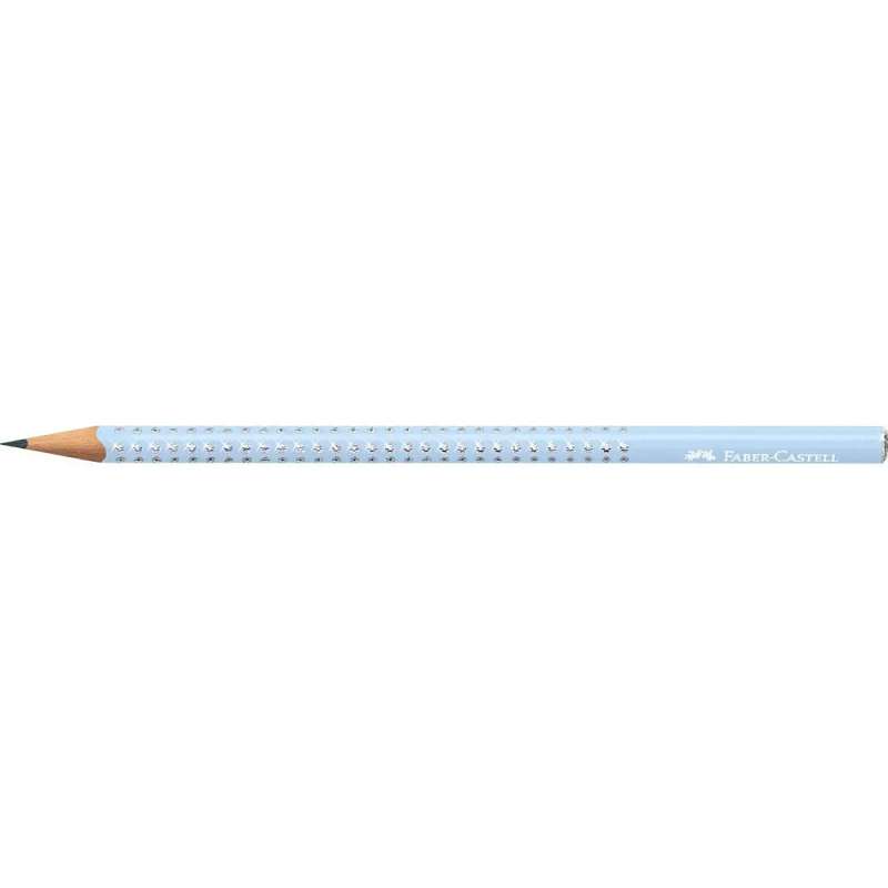 Карандаш простой "Sparkle", B, небесный голубой