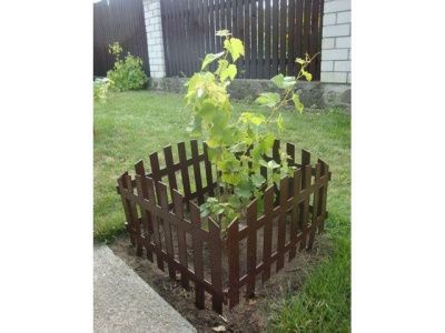 Забор декоративный RENESSANS №2, 3,1х0,35 м, шоколад, GARDENPLAST 50411