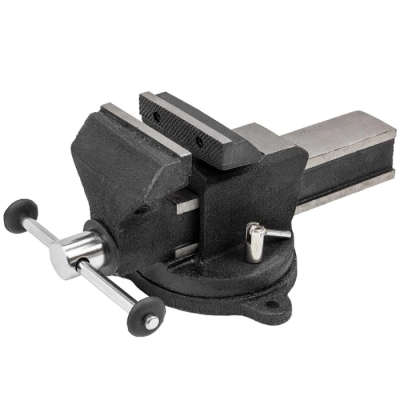 Тиски стальные поворотные с наковальней 125 мм Forsage F-6540305