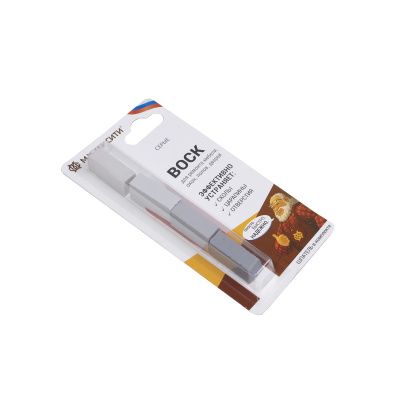 Воск мебельный серый мягкий (набор 4 шт) (со шпателем) Мастер Сити 103246