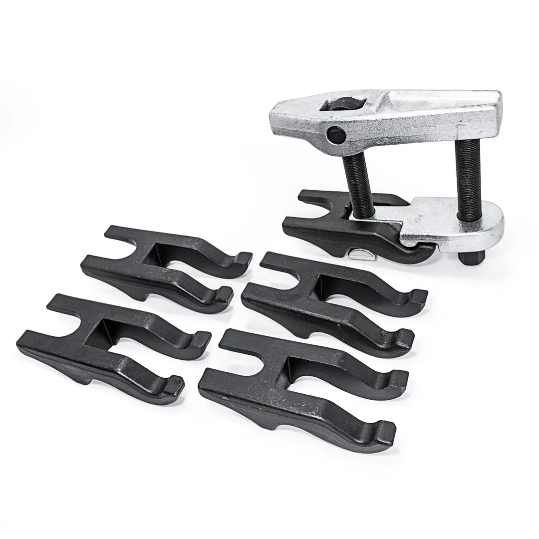 Съемник шаровых опор в комплекте со сменными губками, набор 5 пр. Forsage F-905T8