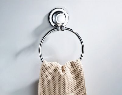 Полотенцедержатель на вакуумных присосках, пластик, хром Ledeme L3704