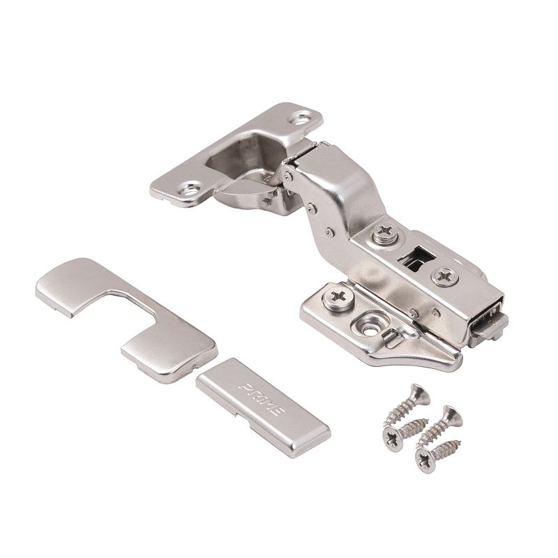 Петля внутренняя без пружины 48мм h2 clip-on 3D, саморезы, заглушки, упак 2 шт., PRIME by AKS 112714