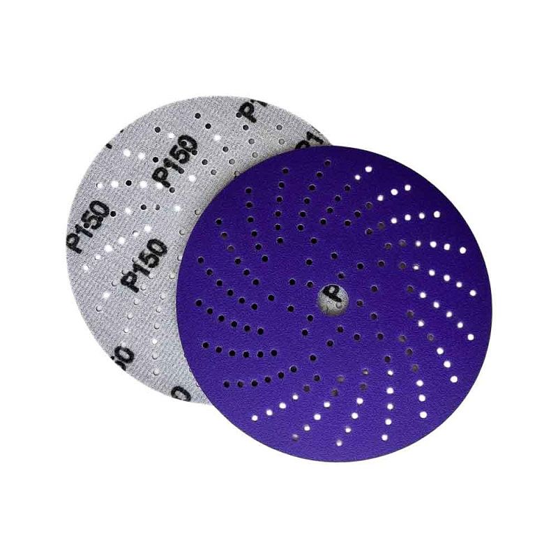 Круг шлифовальный Ø150 мм мультипылеотвод P150 (керамика на пленке) Horex GTA209F150