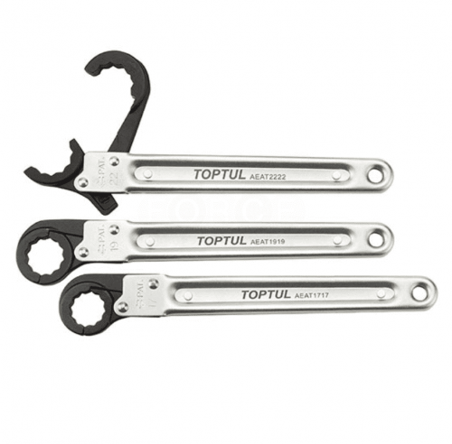 Ключ накидной запирающийся с псевдотрещоткой Toptul серия AEAT