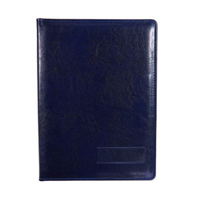 Папка на подпись, с карманом, синий