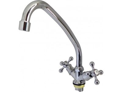 Смеситель для кухни, цинк, хром Wisent W4965
