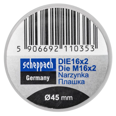 Плашка M16x2/Ф45 Scheppach Sch-DIE16x2
