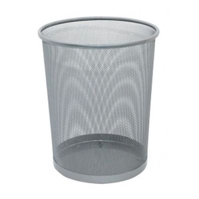 Урна для мусора "Q-Connect", 19 л, серебристый