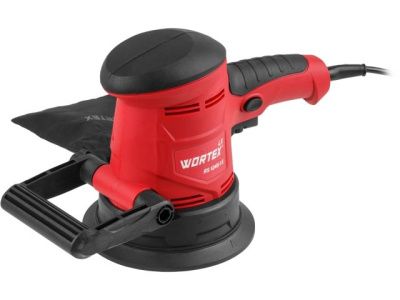 Эксцентриковая шлифмашина RS 1245-1 E в кор., 450 Вт, 125 мм, 3000-13000 об/мин, амплитуда колебаний 1,8 мм, регул. об., доп. рукоятка. WORTEX LX 1333377