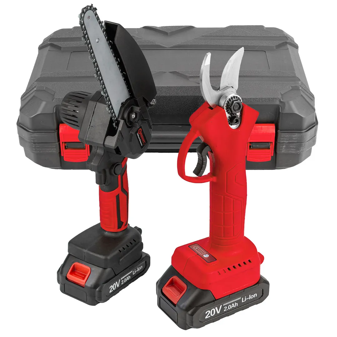 Набор cадового аккумуляторного инструмента, ForceKraft FK-WT02F1235