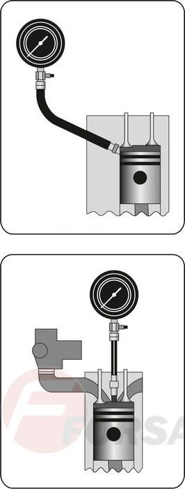 Компрессометр для бенз. двигателей Yato YT-7300