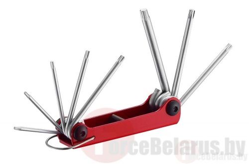 Набор ключей Torx (складной) Т9 - Т40 8 пр. Force 5083F