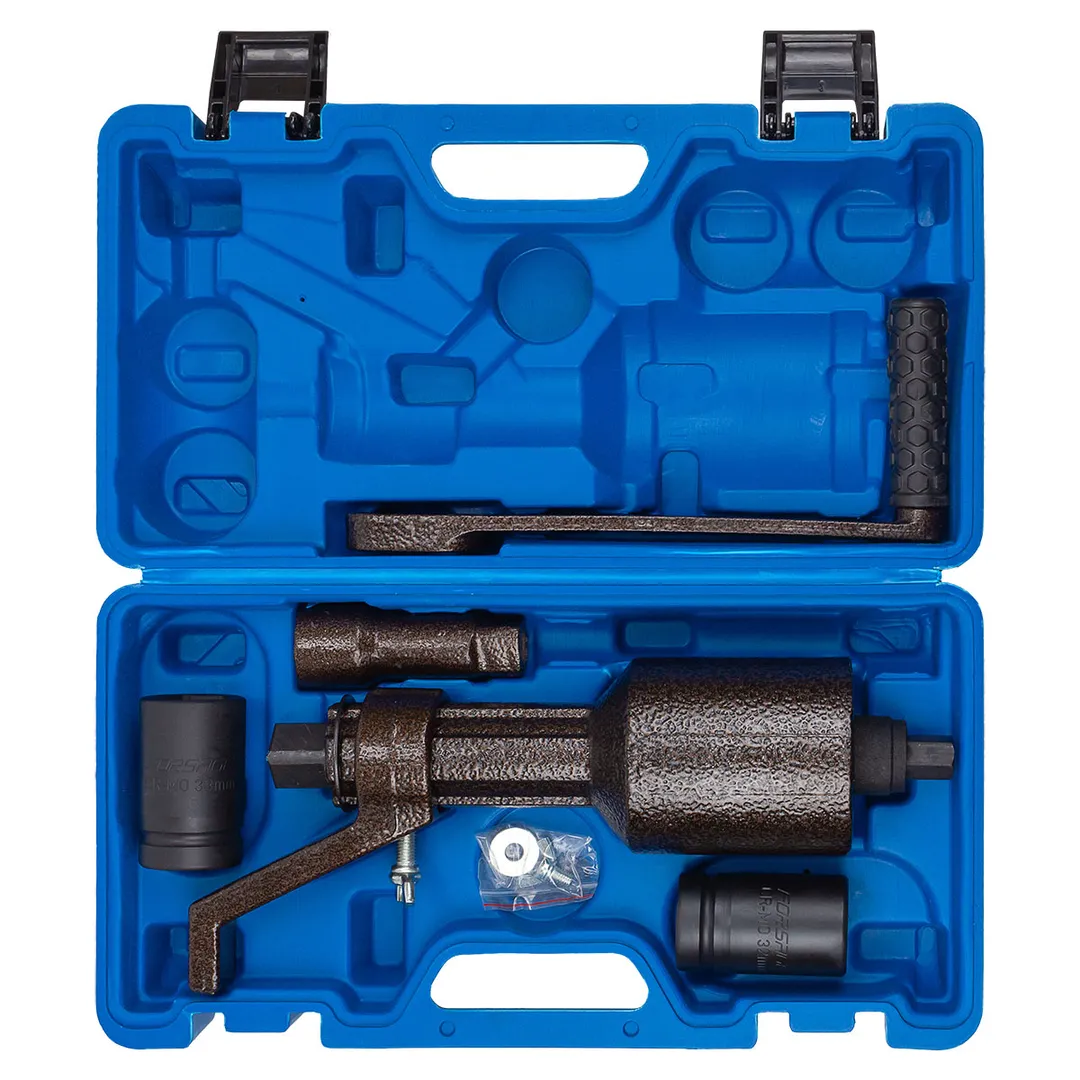 Гайковерт ручной с редуктором 1", головки 32, 33 мм, L330 мм, передаточное число 1:1/1:4.2/1:64, 6800 Н/м Forsage F-3411393 HS