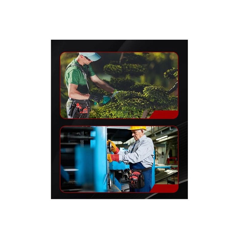 Сумка для инструментов поясная Deli RS EDL5865, черный