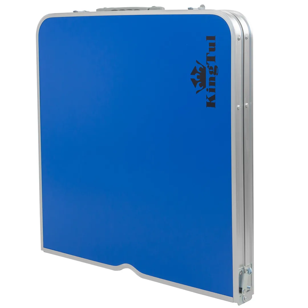 Стол с кладной со стульями для кемпинга 120х60х50/60/70 см, 4 стула KINGTUL KT-09517M