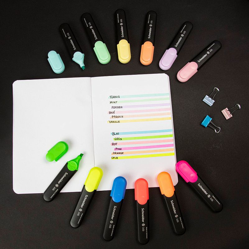 Маркер текстовый "Schneider Job", зеленый