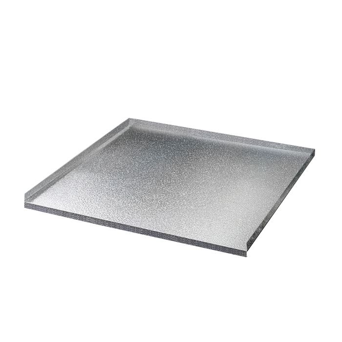 Поддон гигиенический в базу 450 мм, под 18 ДСП, алюминиевый (412*520 мм) AKS 111233