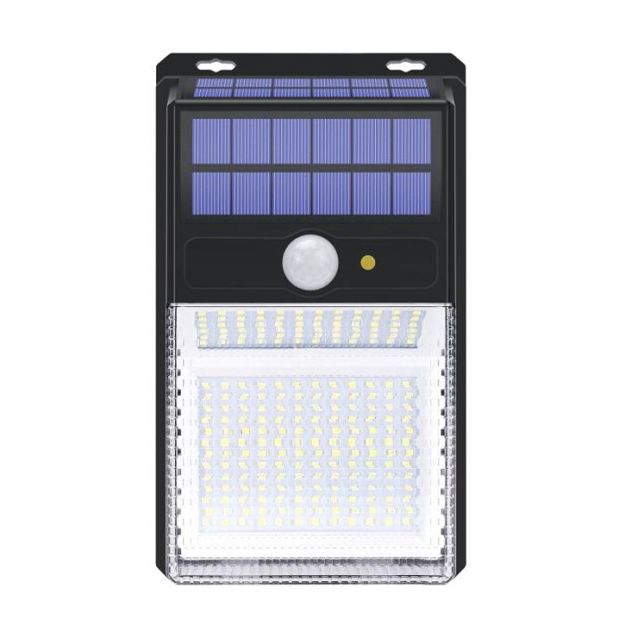 Светильник светодиодный настенный на солнечной батарее с датчиком движения 228 светодиодов SMD WMC TOOLS WMC-WL6020