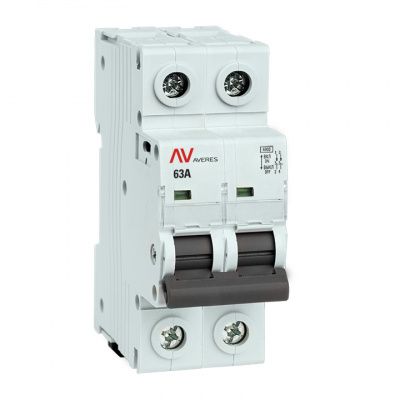 Выключатель нагрузки AVN 2P 63A EKF AVERES avn-2-63-av