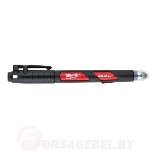 Маркер с тонким пером и стилусом INKZALL черный Milwaukee 48223101