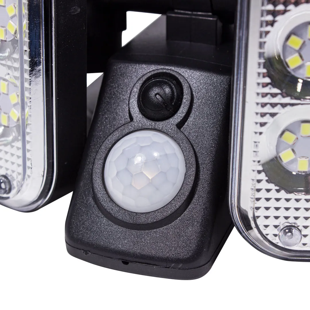 Светильник светодиодный на солнечной батарее с датчиком движения и пультом(Forsage F-RK-SWB5070C-PIR