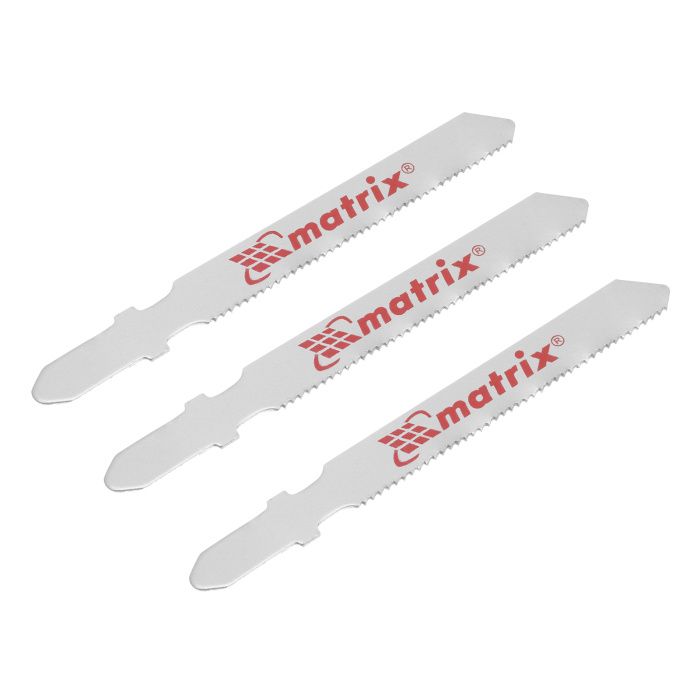 Полотна для электролобзика по металлу, 3 шт, 50х1,2 мм, HSS, EU- хвостовик Matrix 78147