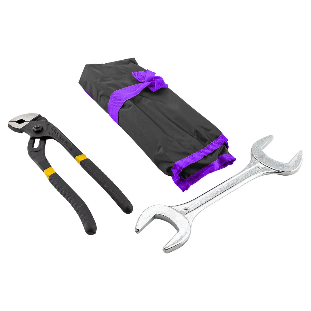 Набор комбинированных 10-22 мм и рожковых ключей 6х7, 8х9, 24х27, 30х32, 36х41 мм, пассатижи, 14 пр POMAGIER POM-5198P+2