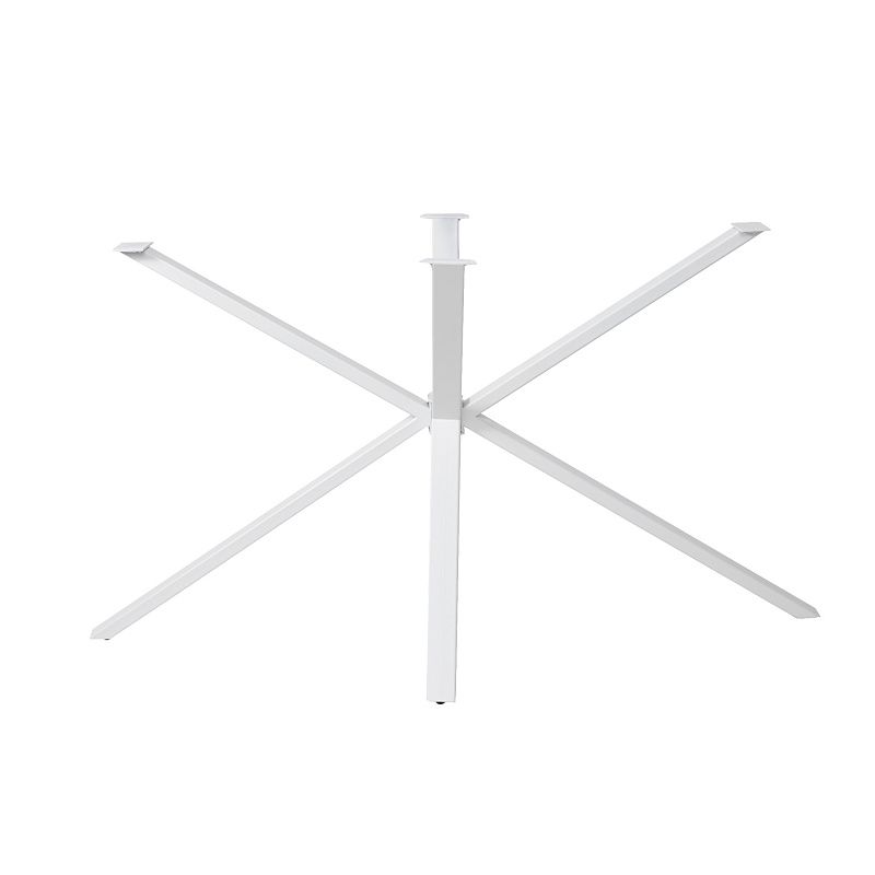 Подстолье VECTOR h714 под прямоугольную столешницу, белый муар AKS 123197