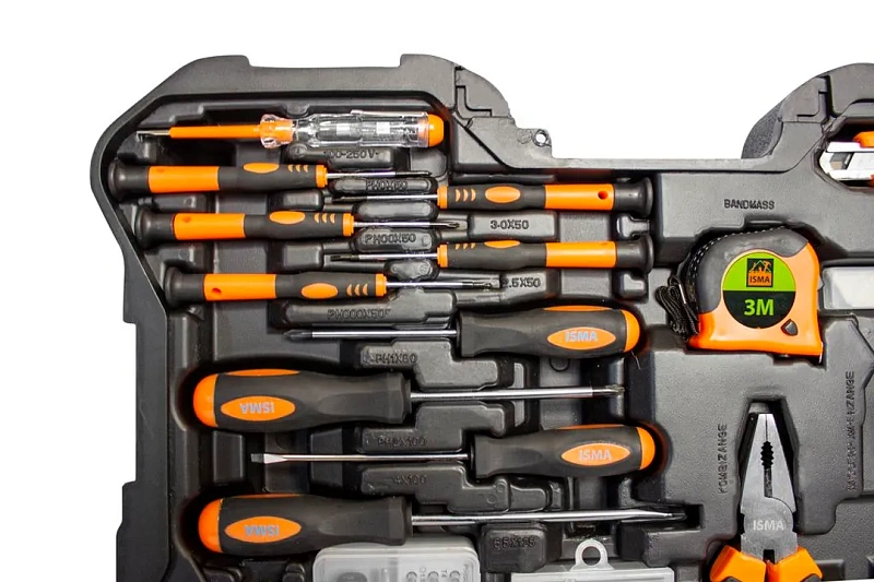 Набор инструмента 303 пр 1/4''&1/2'' 6-гр ISMA ISMA-53034