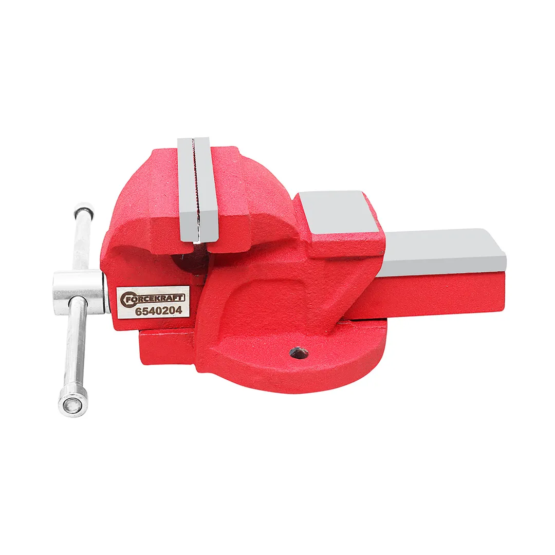 Тиски стальные с наковальней 100 мм ForceKraft FK-6540204