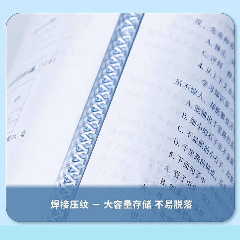 Папка с файлами "Deli Pastel", 80 карманов, ассорти