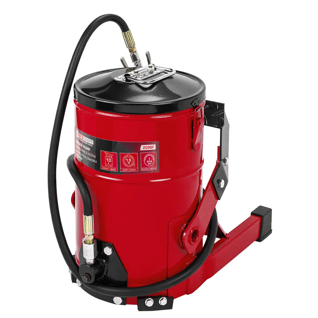 Нагнетатель смазки ножной, объем бака 10 л ForceKraft FK-2096F