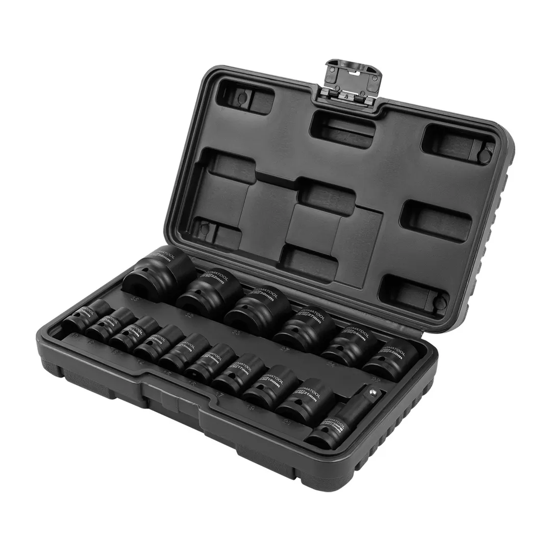 Набор ударных глубоких головок 10-36 мм 1/2'' 6-гр&12-гр 16 пр SIGMATOOL Sigmatool-4177-5MPB