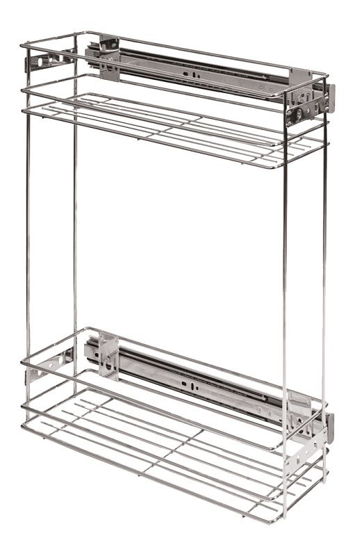 Выдвижная корзина-карго 150 крепл.боковое/универс., хром GRIDLI 113499