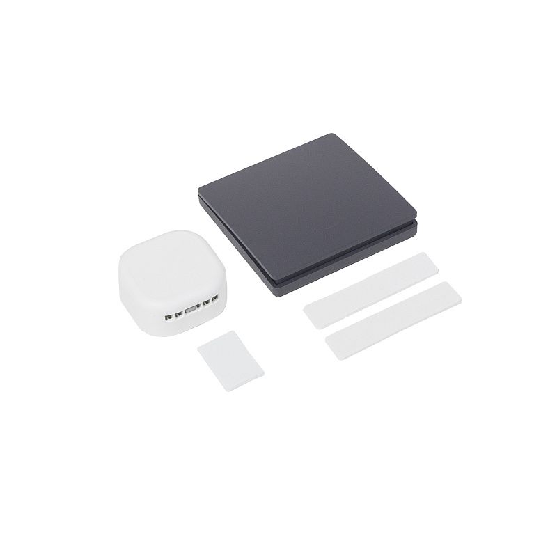 Выключатель кинетический, с реле, 1 клавиша, графит, с Wi-Fi, AKS 124631