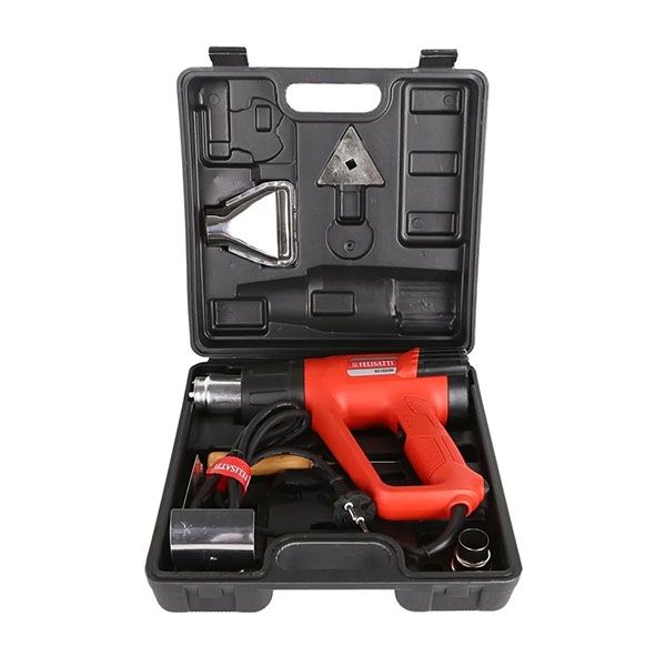 Фен строительный 2000 Вт,ЖК-Индикатор температуры, 6 шт. насадок в комплекте Felisatti FT2002 Felisatti