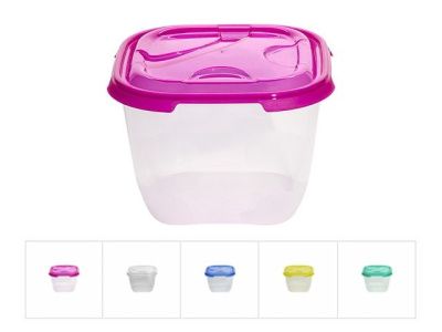 Контейнер пласт. прямоуг. 3 л, с крышкой, Frigo, 200х200х140 мм, цвета в ассортименте DRINA 10228