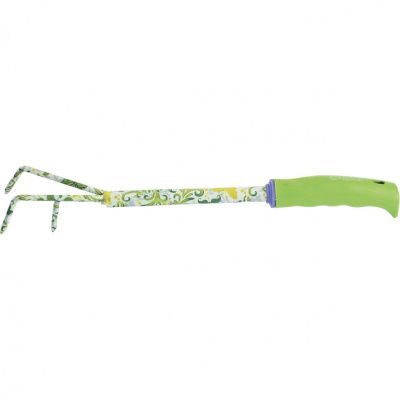 Рыхлитель 3-зубый, 55 х 385 мм, стальной, пластиковая рукоятка, Flower Green Palisad 62038